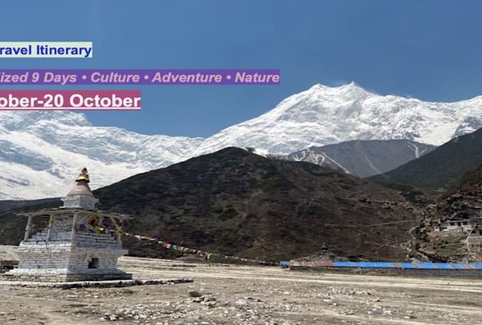 create a personalized nepal travel itinerary
